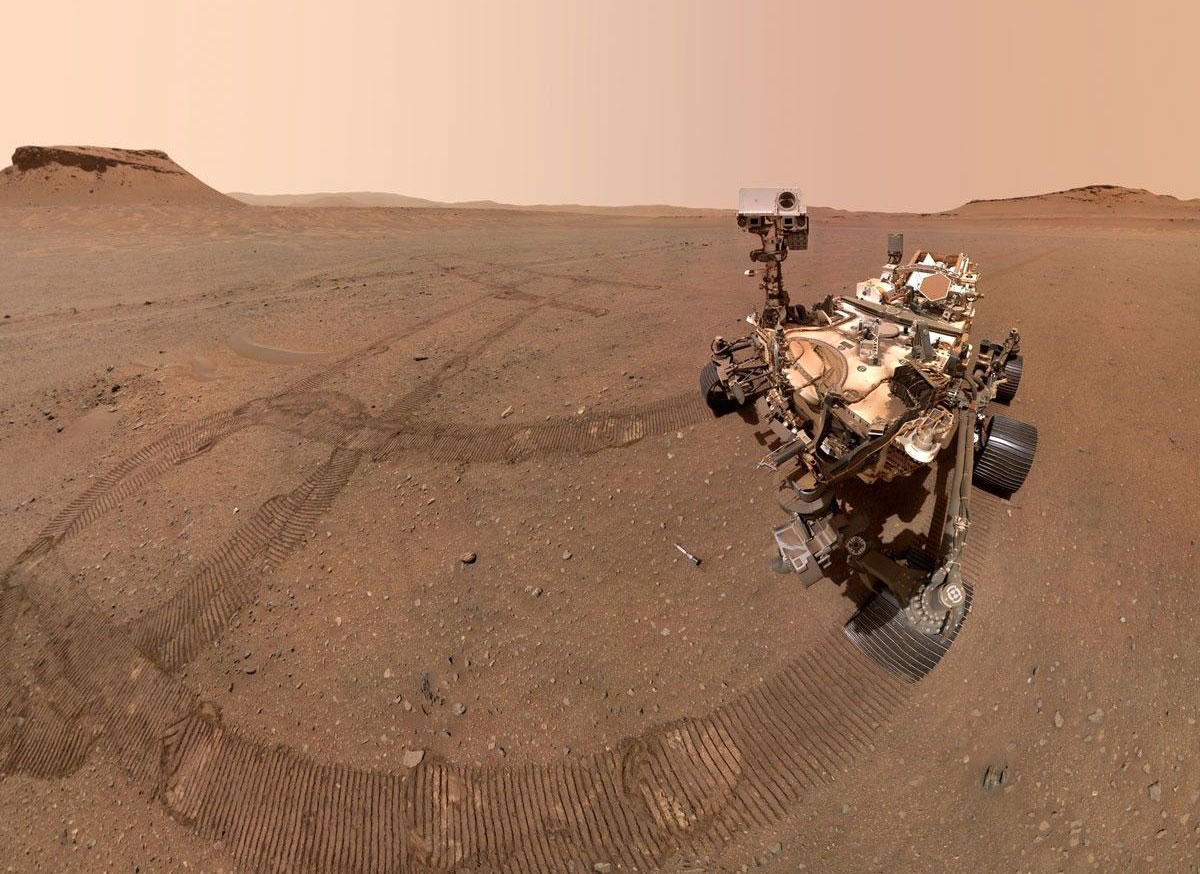 Selfie des Mars-Rovers „Curiosity“Copyright: NASA/JPL-Caltech/MSSS