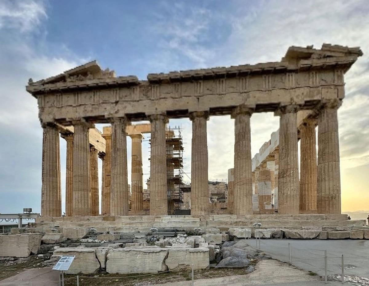 Blick auf den Parthenon.Copyright: Benjamin D. für grewi.de