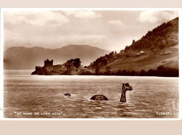 Historische Nessie-Postkarte (datum unbek.) Copyright: unbek.