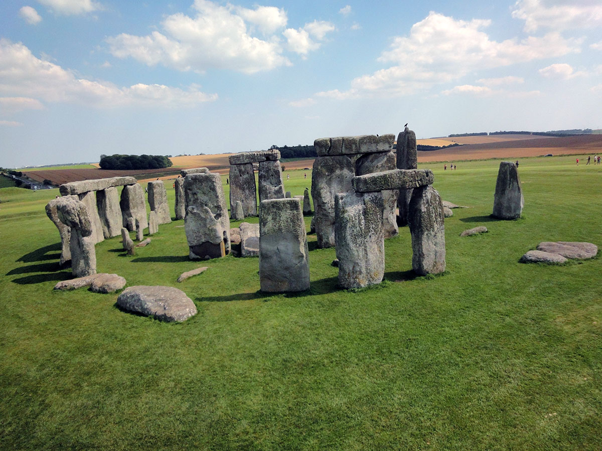Blick auf den Steinkreis von Stonehenge. Copyright: A. Müller f. grewi.de