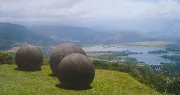 Steinkugeln im Tal des Río Térraba.Copyright: Rodtico21 (via WikimediaCommons)