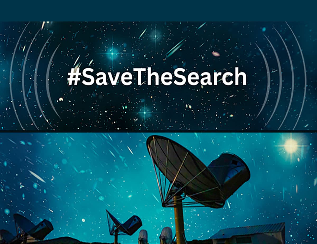 Symbolbild zur Petitions-Kampagne #SafeTheSearchCopyright: seti.org