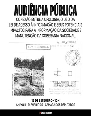 Alencars Einladung zur öffentlchen UFO-Anhörung am 16. September 2025.Quelle: C. Alencar