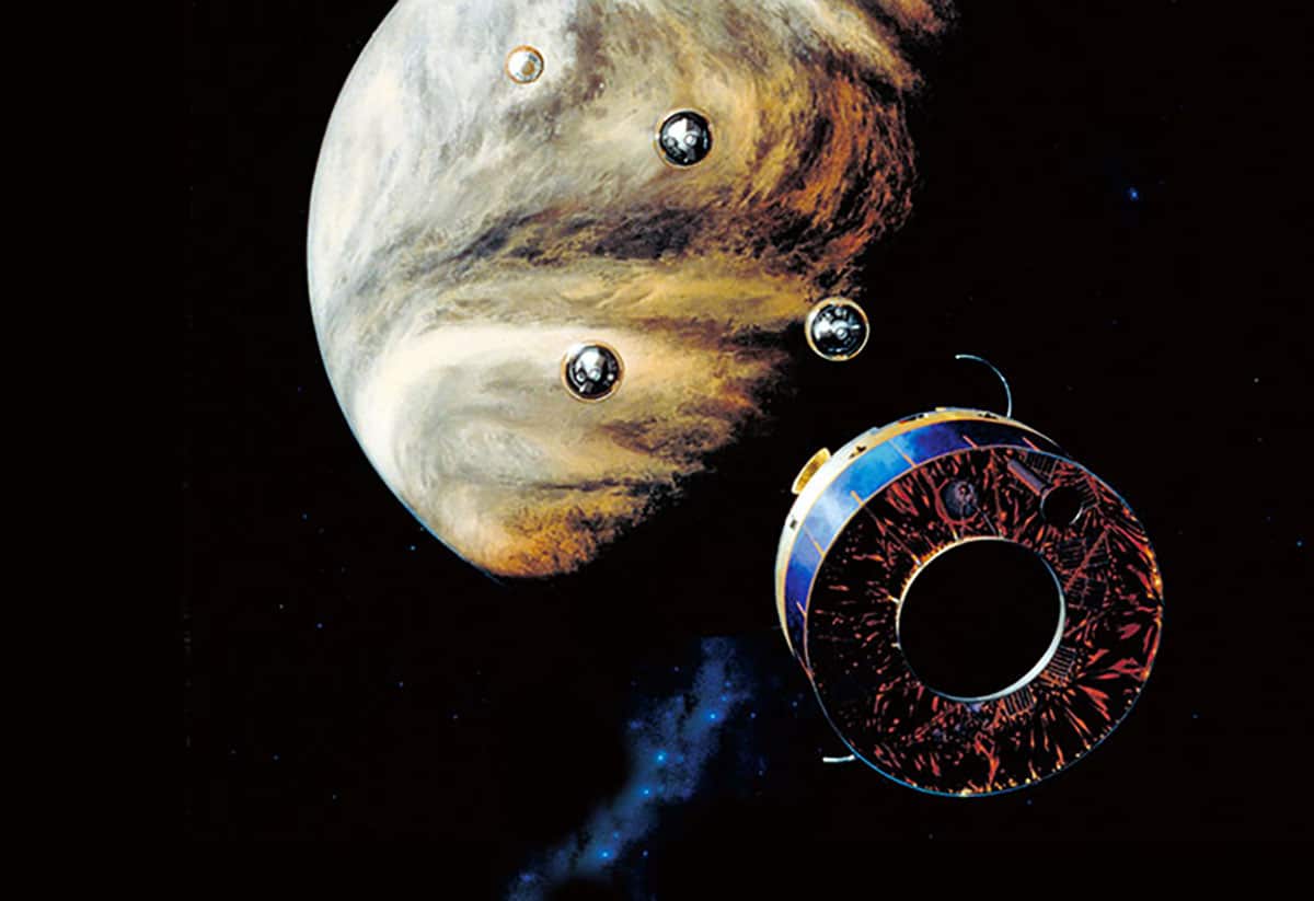 Künstlerische Darstellung der „Pioneer-13“-Mission (Illu.).Copyright: NASA