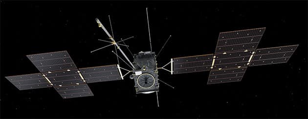 Grafische Darstellung der JUICE-Sonde.Quelle/Copyright: ESA