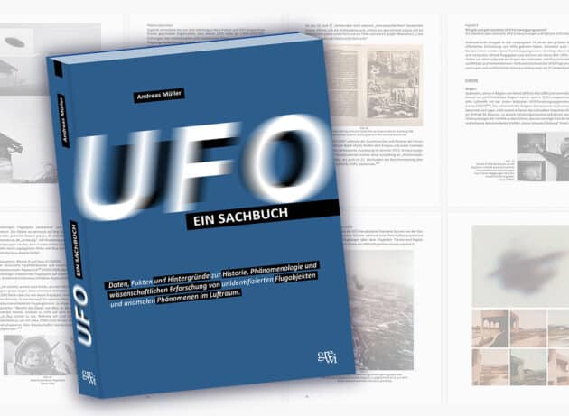 Titelumschlag „UFO – Ein Sachbuch“. Copyright: A. Müller, grewi.de