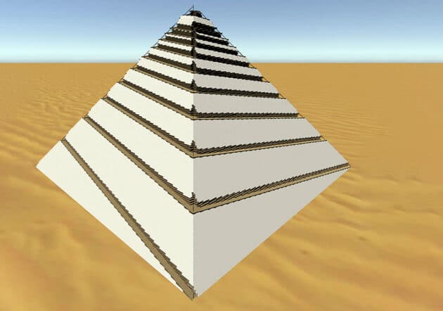 Computersimulation der vorgeschlagenen Rampe. Copyright/Quelle: Vicente Luis Rosell Roig, npj Herit. Sci. 2026