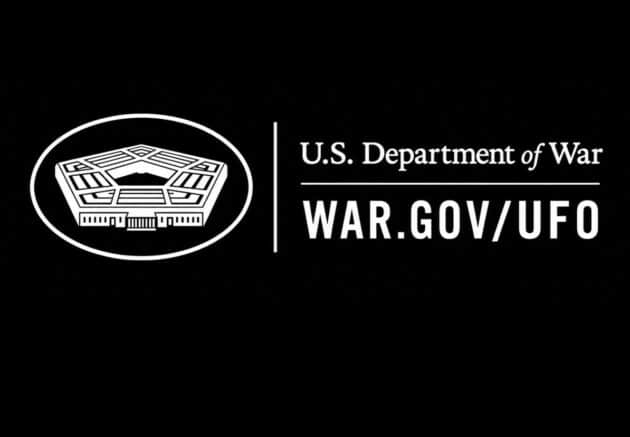Das vom US Department of War genutzte Signet der Veröffentlichung der UFO-Akten. Copyright: war.gov