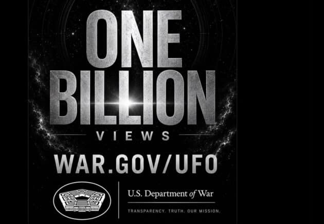 Poster zu mehr als 1 Milliarde Aufrufe der Webseite der Quelle: DOW