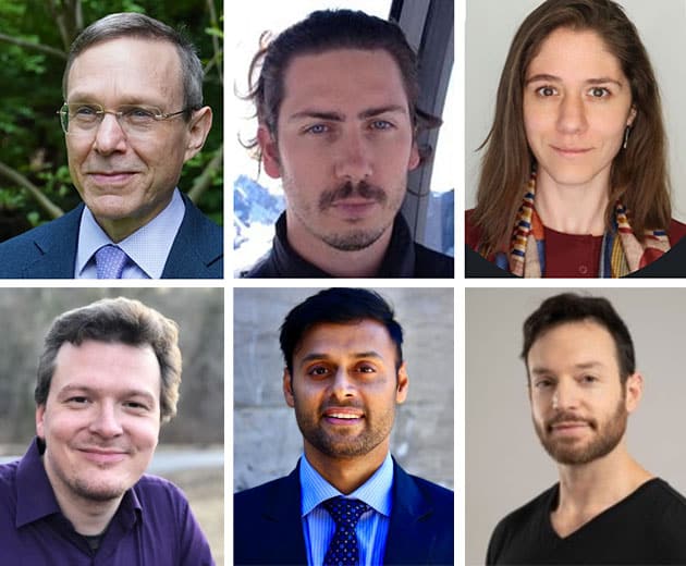 Die Mitglieder des „UAP Science Advisory Council“ (v.o.l.n.u.r.): Avi Loeb, Richard Cloete, Regina Sarmiento, Matthew Szydagis, Devesh Nandal, Omer Eldadi