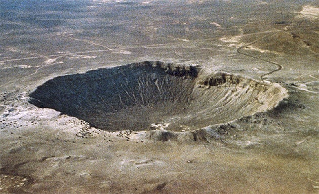 Der Barringer-Krater.Quelle: U.S. Geological Survey