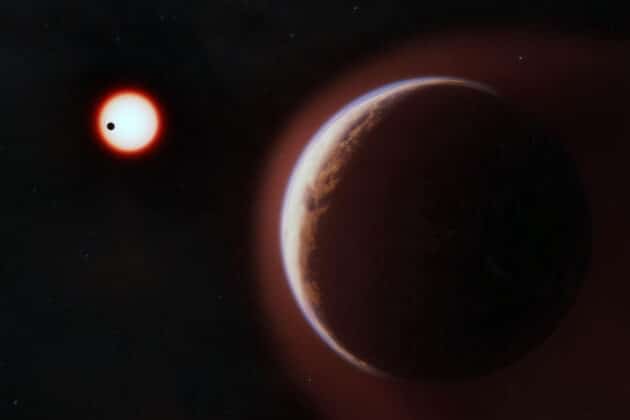 Künstlerische Darstellung des potenziell lebensfreundlichen Exoplaneten „LH 1140b“ (Illu.). Copyright: Melissa Weiss/CfA
