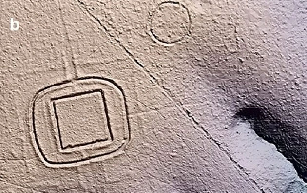 LiDAR-Aufnahme der archäologischen Stätte „Fazenda Cipoal“ im brasilianischen Bundesstaat Acre.Copyright: M. Pärssinen & F. de Novaes