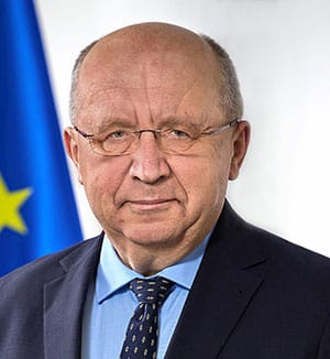 Der EU-Kommissar für Verteidigung und Raumfahrt, Andrius Kubilius.Copyright/Quelle: European Union, 2026