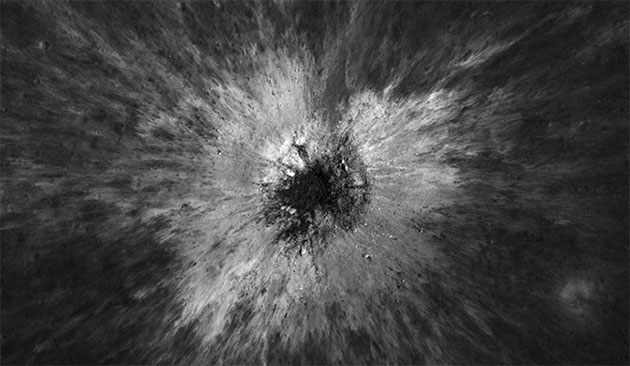Weitere Ansicht des Kraters.Copyright: NASA