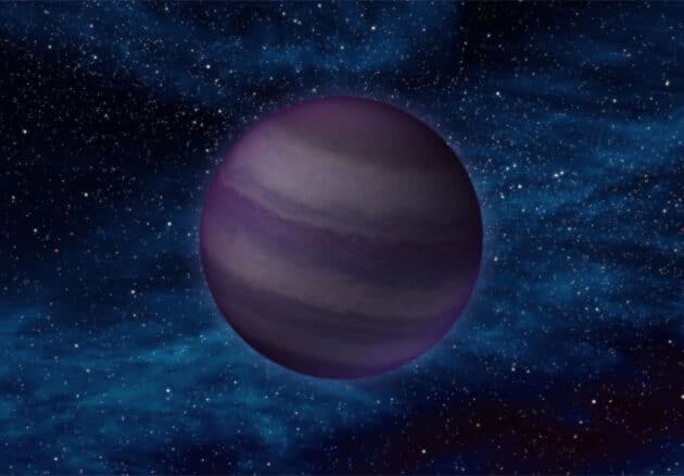 Künstlerische Darstellung eines sog. Braunen Zwergs (Illu.). Copyright: NASA/JPL-Caltech
