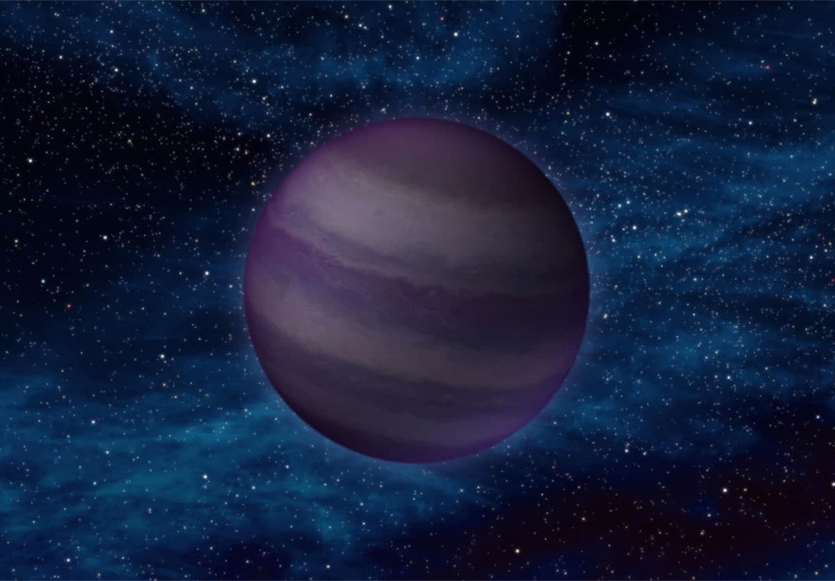 Künstlerische Darstellung eines sog. Braunen Zwergs (Illu.).Copyright: NASA/JPL-Caltech